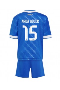 Real Madrid Arda Guler #15 Jalkapallovaatteet Lasten Kolmas peliasu 2025-26 Lyhythihainen (+ Lyhyet housut)